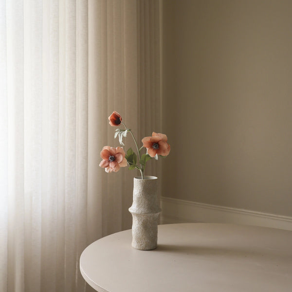 Botane Anemone kukka, samppanja vaasissa - tekokukat Spazio
