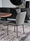Cattelan Italia Chis ML Soft leather Pronssijalka, harmaa verhoilu - Tuolit Spazio