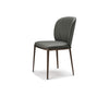Cattelan Italia Chis ML Soft leather Pronssijalka, harmaa verhoilu - Tuolit Spazio