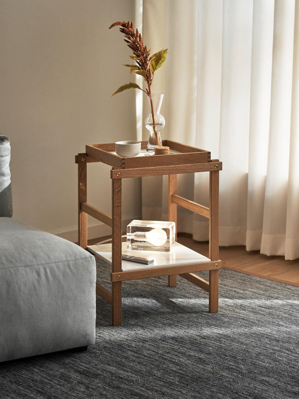 Design House Stockholm Block pöytävalaisin musta johto - valaisimet Spazio 