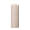 Ester & Erik, LED pilarikynttilä, 20cm, soil green - kynttilänjalat ja kynttilät Spazio