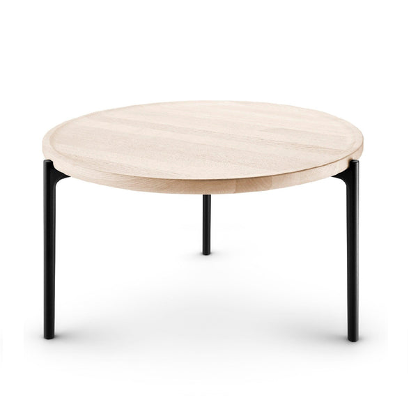 Eva Solo, Savoye sohvapöytä, sivupöytä, 60 cm, valkokäsitelty tammipyöreä