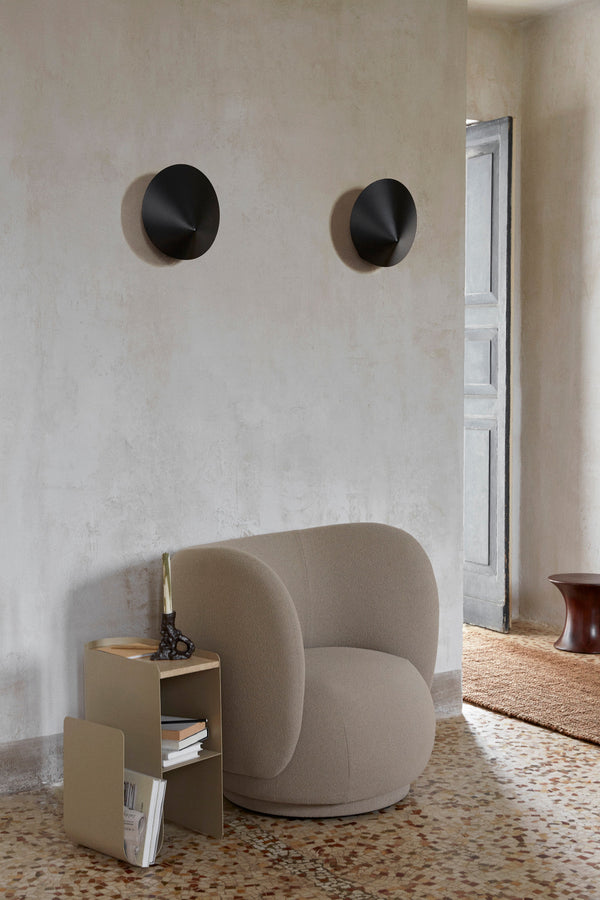 Ferm Living arum sconce seinävalaisin musta - Seinävalaisimet Spazio