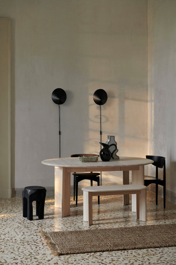 Ferm Living arum sconce seinävalaisin musta - Seinävalaisimet Spazio