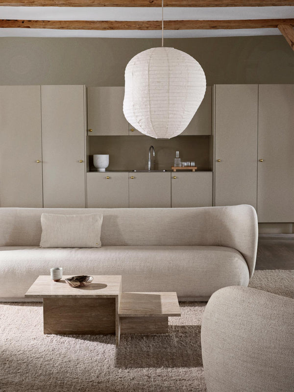 Ferm Living Distinct sohvapöytä travertiini travertiini - pöydät Spazio