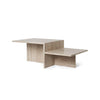 Ferm Living Distinct sohvapöytä travertiini travertiini - pöydät Spazio