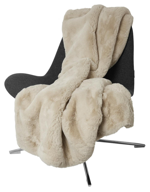 Fluffy Torkkupeite ja tyynyt, Beige - Spazio
