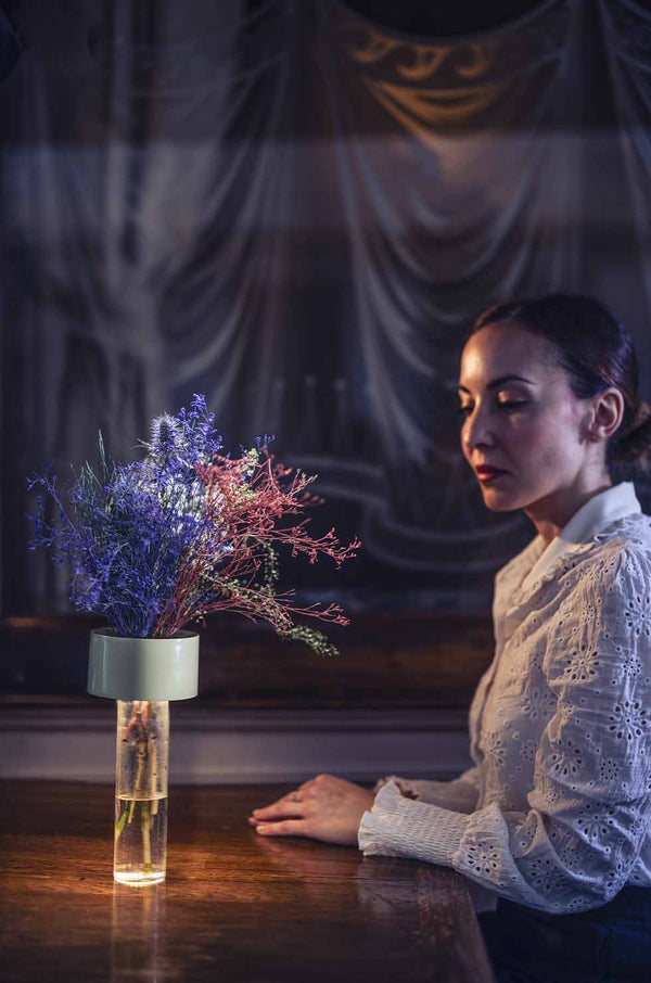 Foscarini fleur pöytävalaisin vihreä - valaisimet Spazio