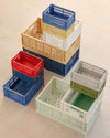 Colour Crate kori, S, dusty blue - Spazio