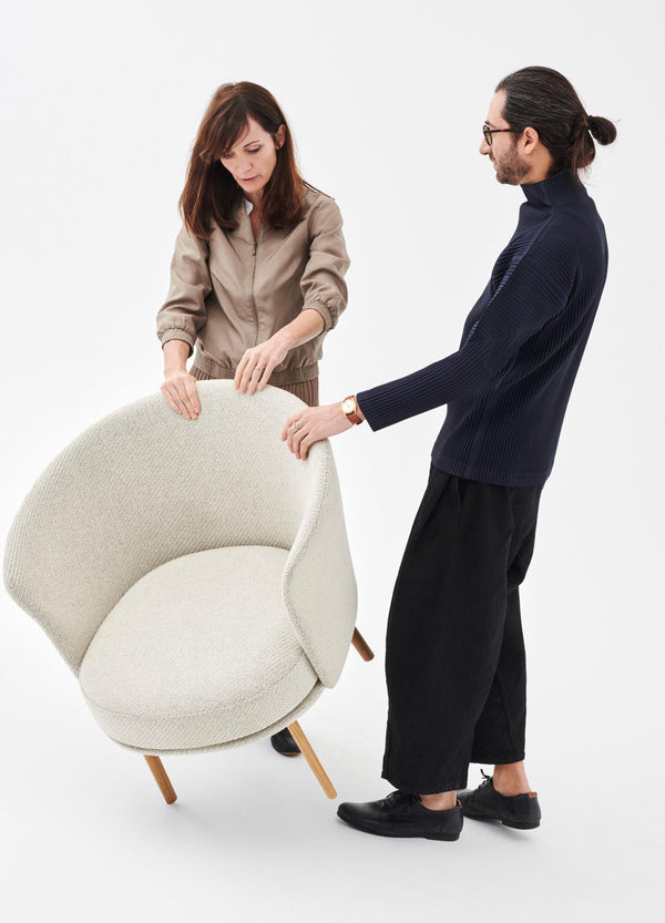 Dorso pyörivä nojatuoli, Hallingdal65 kangas, 103 valkoinen/tammi