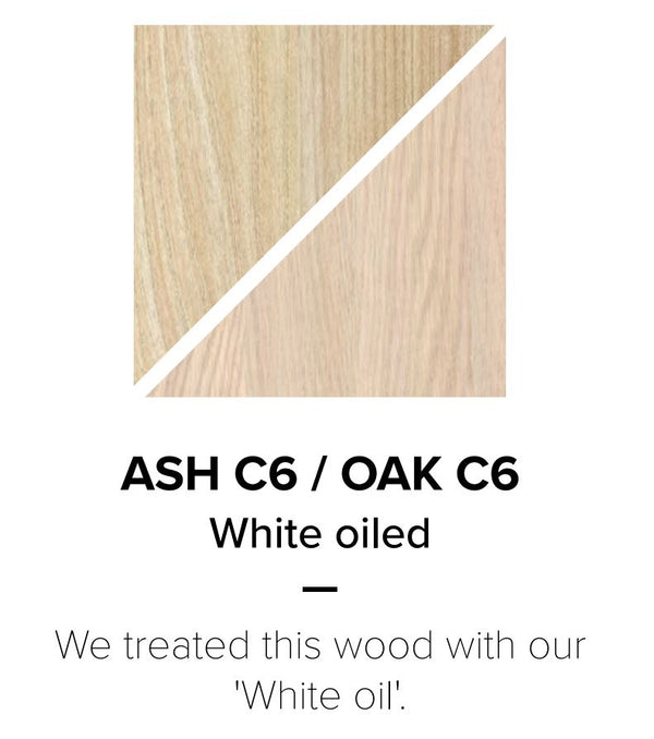 Optic Sohvapöytä Valkoöljytty tammi