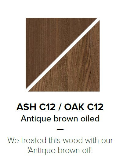 Wave ruokapöytä, tammi, useita kokoja