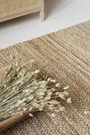 Roots Living, Loop Hemp, hamppumatto, luonnonvärinen-Matot Spazio