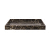 Mette Ditmer Marble tray iso ruskea marmori - sisustus ja tarjottimet Spazio