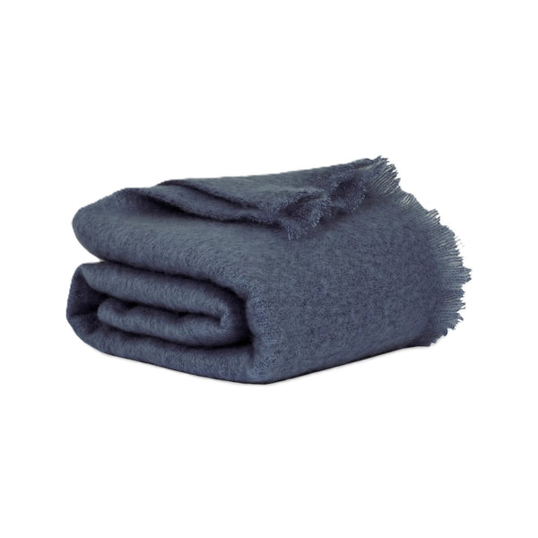 Mille Notti Senzo Plaid torkkupeitto sininen - matot ja tekstiilit Spazio