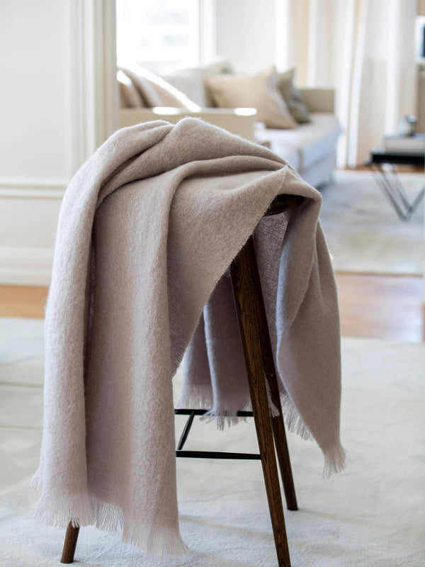 Mille Notti Senzo Plaid torkkupeitto valkoinen - matot ja tekstiilit Spazio