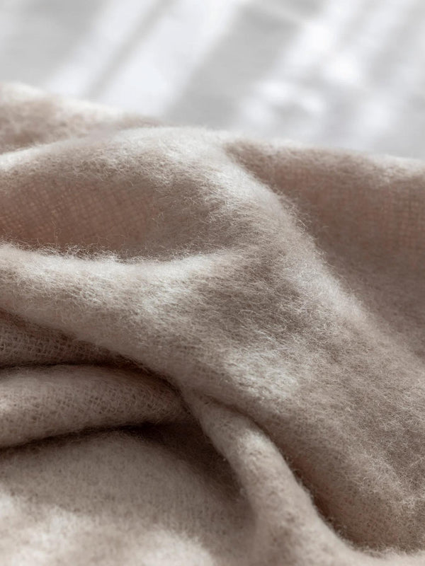 Mille Notti Senzo Plaid torkkupeitto valkoinen - matot ja tekstiilit Spazio