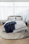 Mille Notti Singolo Organic darkblue - matot ja tekstiilit Spazio