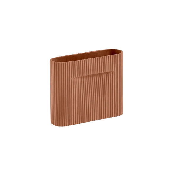 Muuto Ridge maljakko 17 cm terracotta - Vaasit Sisustus Spazio