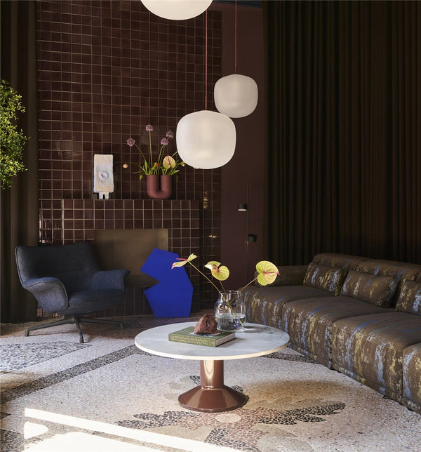 Muuto Rime Riippuvalaisin deep red - Valaisimet Spazio
