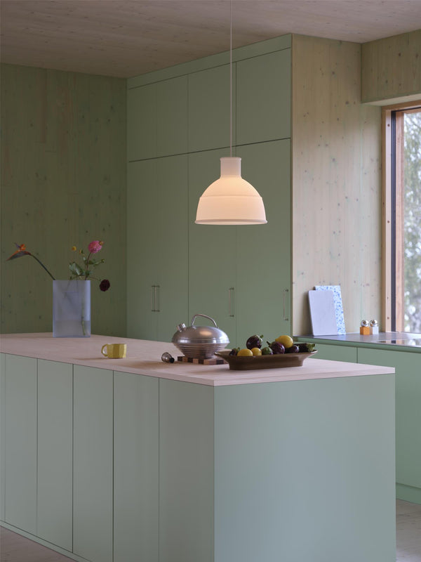 Muuto Unfold riippuvalaisin, translucent white - kattovalaisimet Spazio