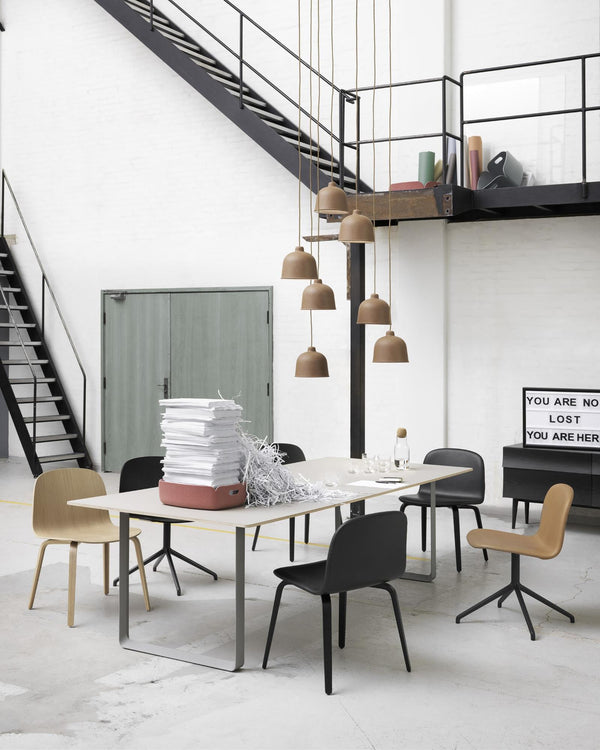 Muuto, Visu ruokatuoli, puujalat, musta - tuolit Spazio