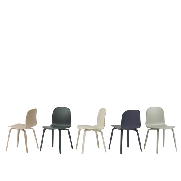 Muuto, Visu ruokatuoli, puujalat, värit - tuolit Spazio