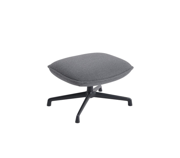 Muuto Doze Nojatuoli rahi loungetuoli Ocean 80 kangas harmaa - pyörivä nojatuoli Spazio