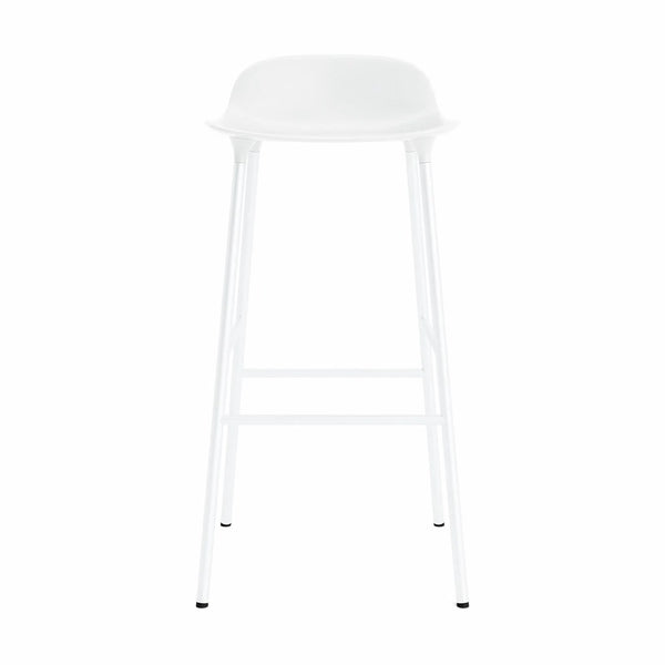 Normann Copenhagen, Form, baarituoli, 75 cm, valkoinen teräs, valkoinen - Tuolit Spazio