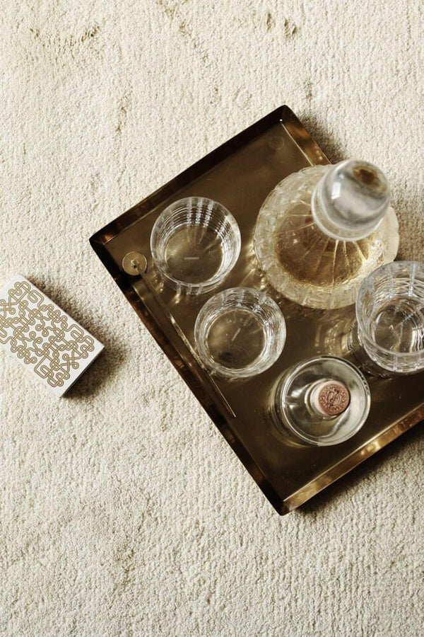 Roots Living Pile Wool villamatto 200x300 cm, käsin tuftattu valkoinen matto - Matot Spazio