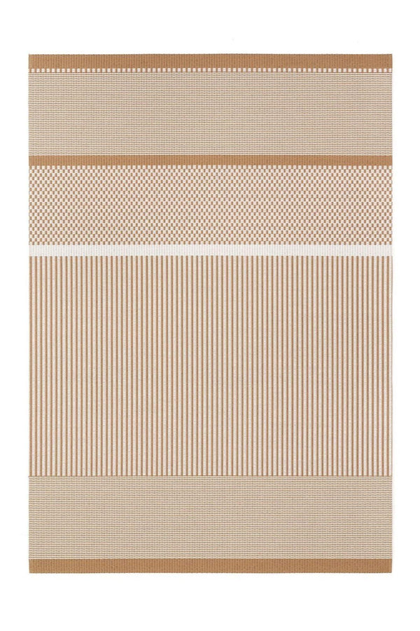 San Francisco matto, natural-white, 140x200cm, reunaommeltu, päätykäänteet - Spazio