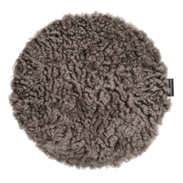 Skinnwille curly istuintyyny sahara lampaantalja D34 cm - istuintyynyt Spazio