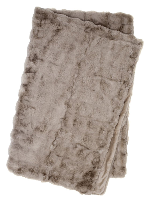 Skinnwille Misty Torkkupeitto taupe - päiväpeitot ja viltit Spazio