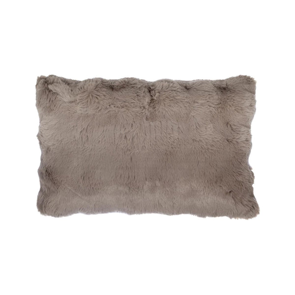 Skinnwille Misty L 40x60 cm Taupe-- Sisustustyynyt Spazio