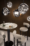 Tom Dixon Melt Mini Led Riippuvalaisin Kromi - Kattovalaisimet Spazio