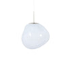 Tom Dixon Melt Opal Led Riippuvalaisin Hopea - Kattovalaisimet Spazio