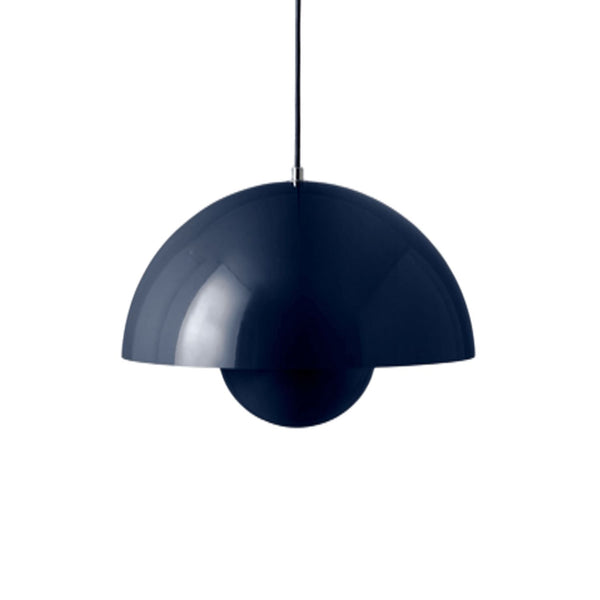&Tradition, Flowerpot VP7 riippuvalaisin, steel blue - Kattovalaisimet Spazio