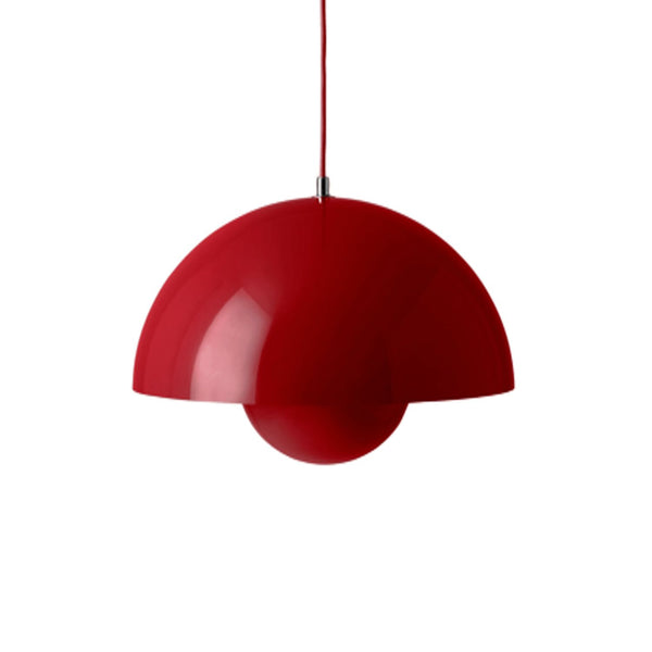&Tradition, Flowerpot VP7 riippuvalaisin, vermilion red - Kattovalaisimet Spazio