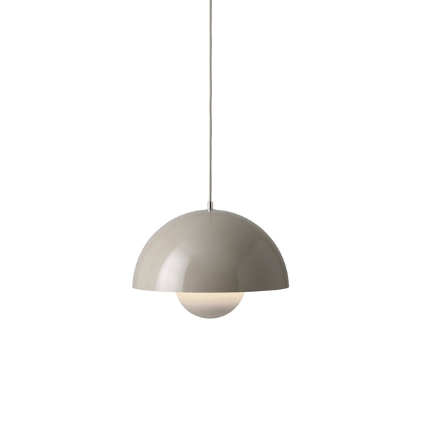 &Tradition, Flowerpot VP7, kattovalaisin, harmaa, beige, alumiini - Valaisimet Spazio