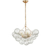 Visual Comfort Talia Medium Chandelier riippuvalaisin messinki - Valaisimet Spazio