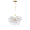 Visual Comfort Talia Small Chandelier riippuvalaisin messinki - Valaisimet Spazio