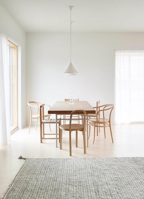 Grid matto, 140 x 200, valkoinen/harmaa - Spazio