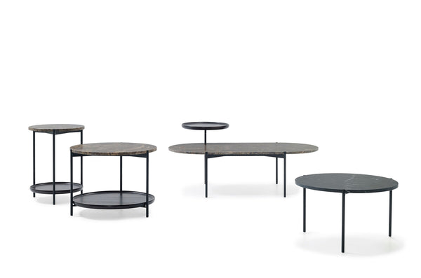 Plateau sohvapöytä, ovaali 120x60 Plateau-sarja - Sohvapöydät Spazio
