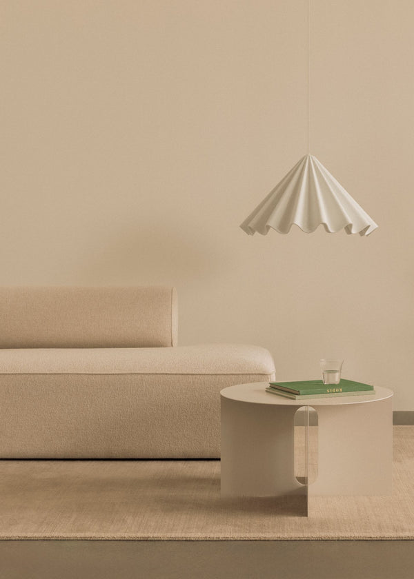 Audo Copenhagen Androgyne Sohvapöytä D63 cm Ivory teräs - pöydät Spazio