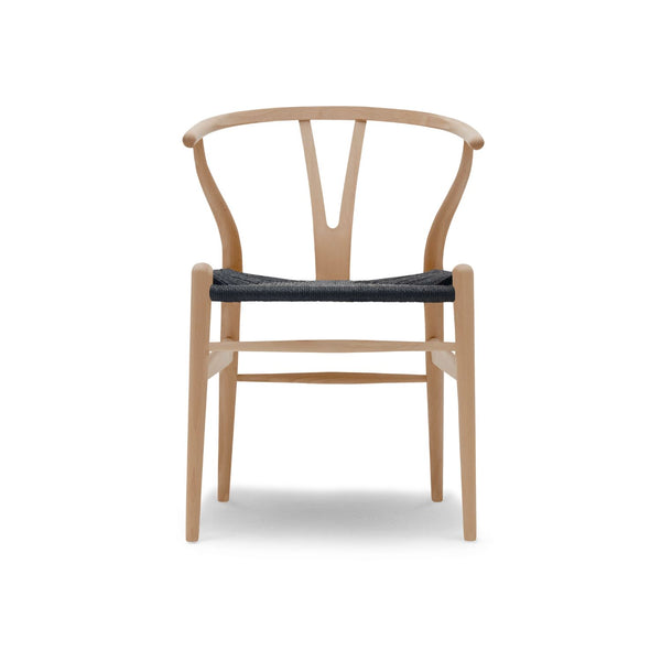 Carl Hansen & Son CH24 Wishbone tuoli öljytty pyökki musta paperinaru - tuolit Spazio