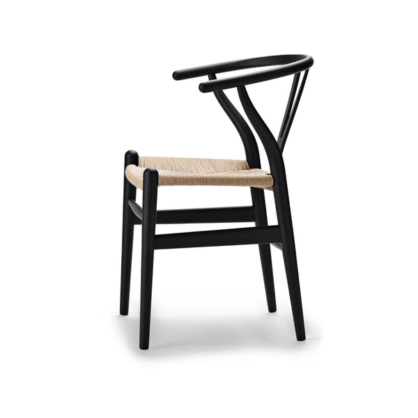 Carl Hansen & Son CH24 Wishbone tuoli soft musta pyökki natural paperinaru - tuolit Spazio