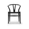 Carl Hansen & Son CH24 Wishbone tuoli soft musta pyökki musta paperinaru - tuolit Spazio