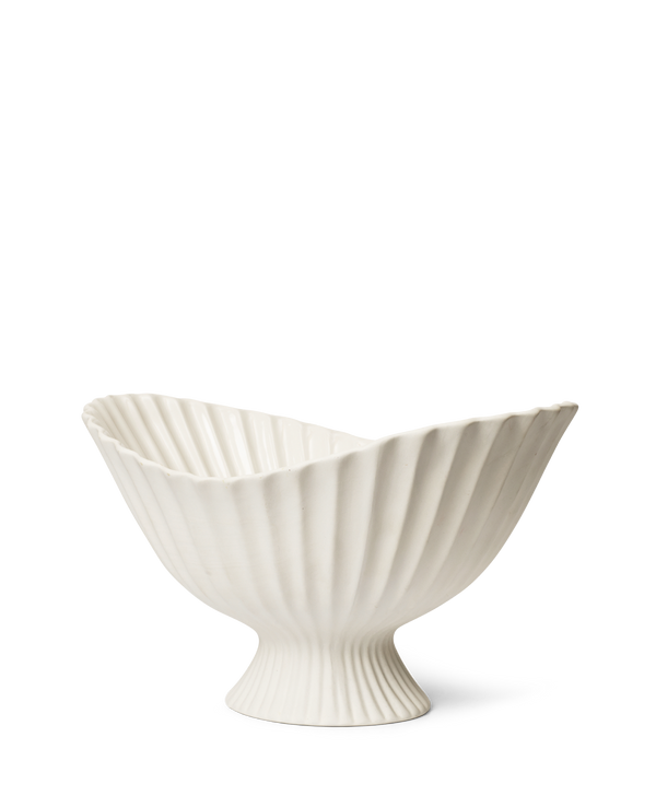 Ferm Living Fountain Centrepiece kulho luonnonvalkoinen - sisustus Spazio
