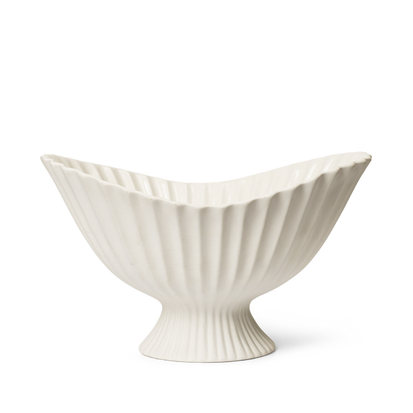 Ferm Living Fountain Centrepiece kulho luonnonvalkoinen - sisustus Spazio