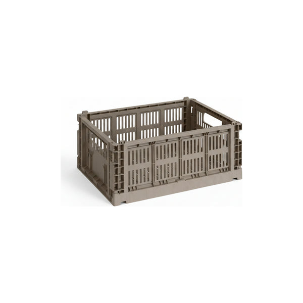 Hay Color Crate kori M, warm grey - Piensäilytys Spazio